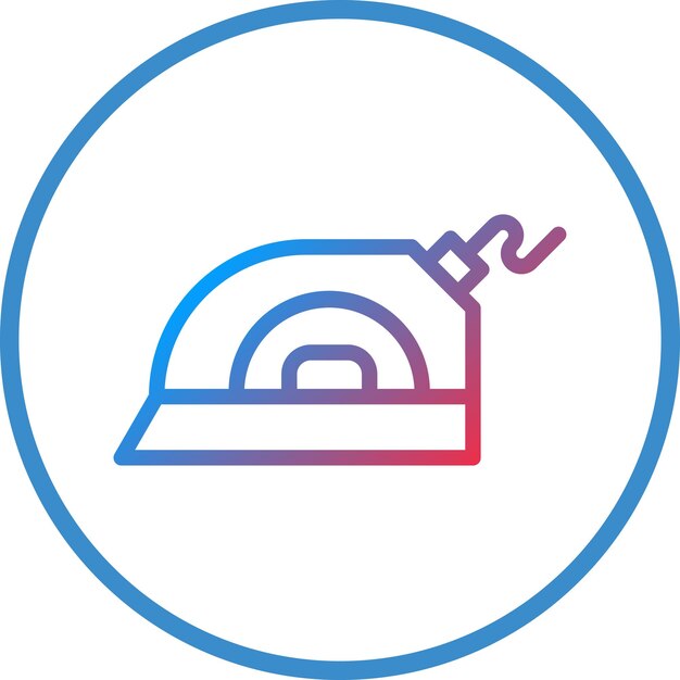 Diseño vectorial Estilo de icono de hierro