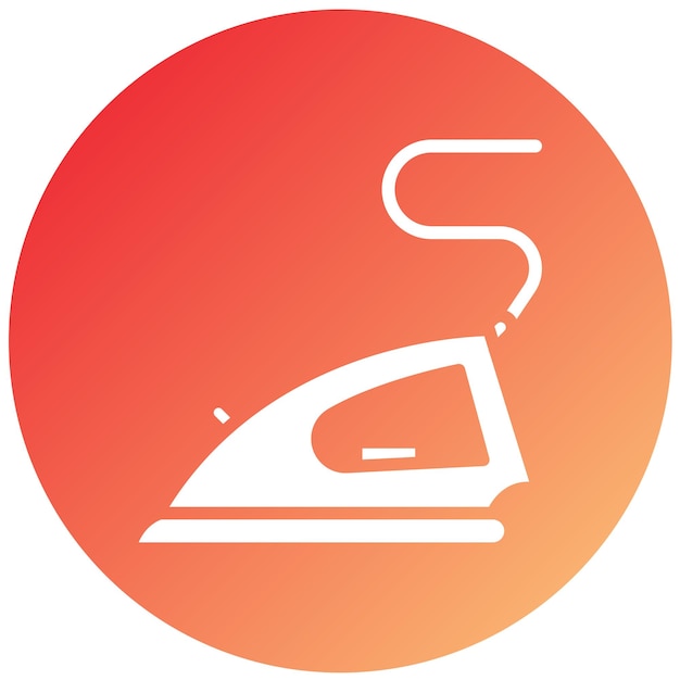 Diseño vectorial Estilo de icono de hierro