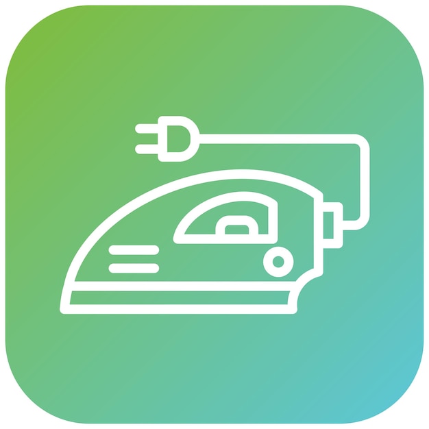 Diseño vectorial Estilo de icono de hierro