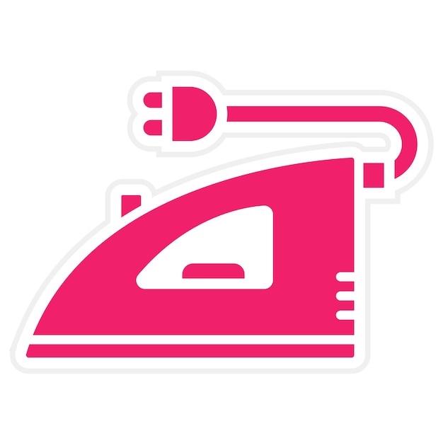 Diseño vectorial Estilo de icono de hierro