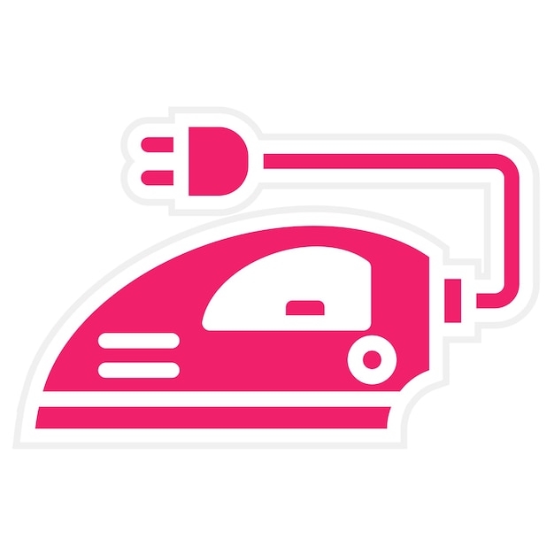 Diseño vectorial Estilo de icono de hierro