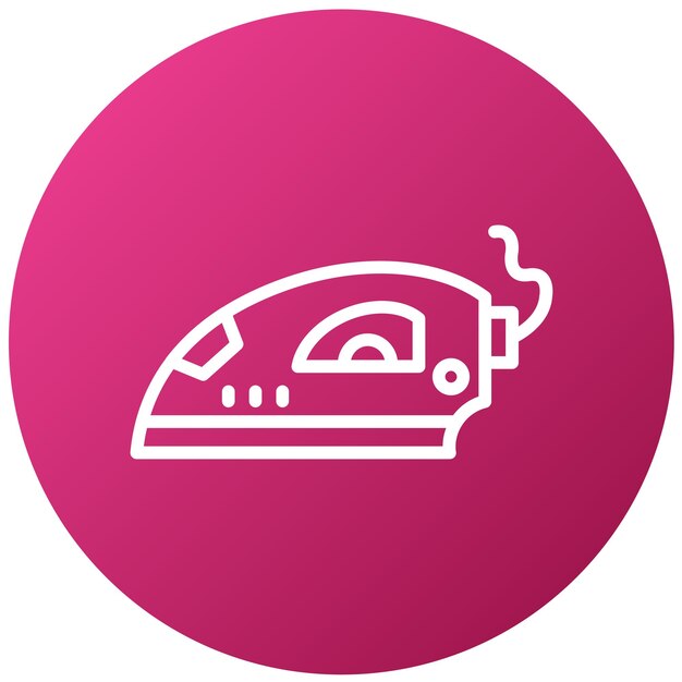 Diseño vectorial Estilo de icono de hierro