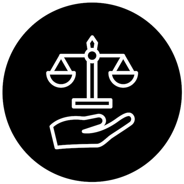 Diseño vectorial Estilo del icono de honestidad