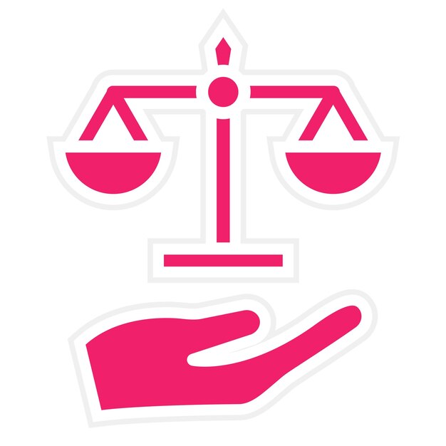 Diseño vectorial Estilo del icono de honestidad