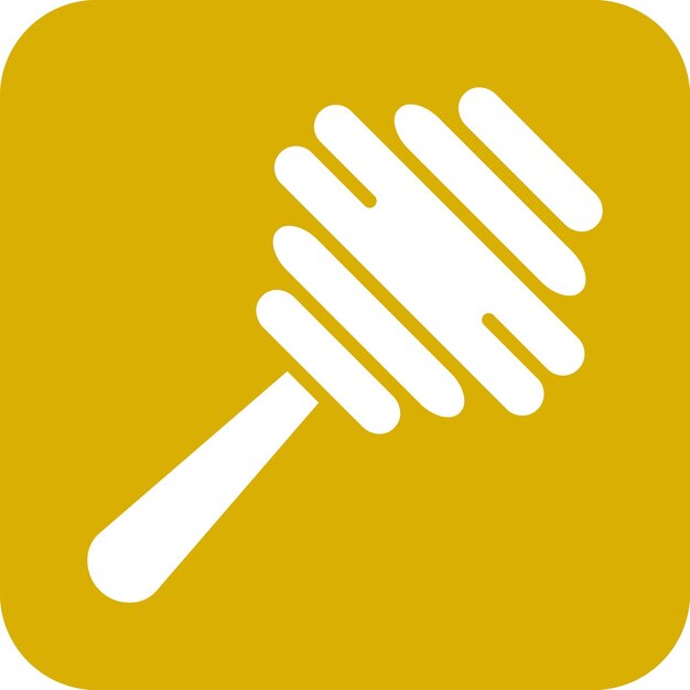 Diseño vectorial Estilo del icono de honey dip