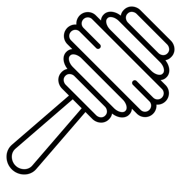 Diseño vectorial Estilo del icono de honey dip