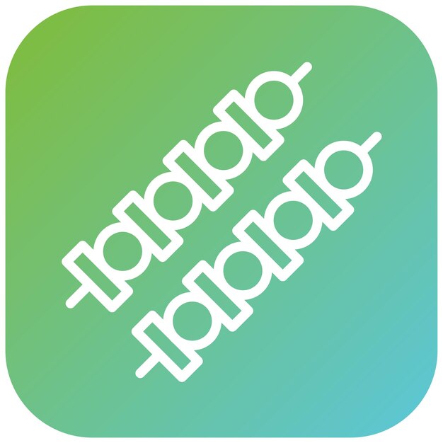 Diseño vectorial Estilo del icono de la horquilla