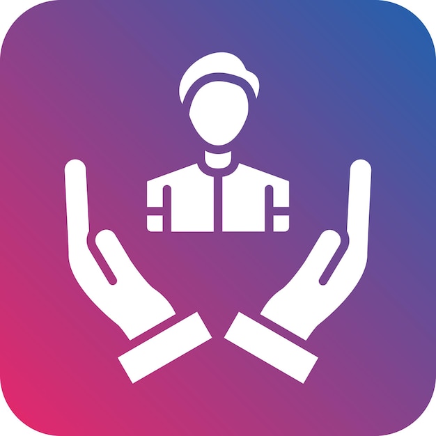Diseño vectorial Estilo de icono humanitario