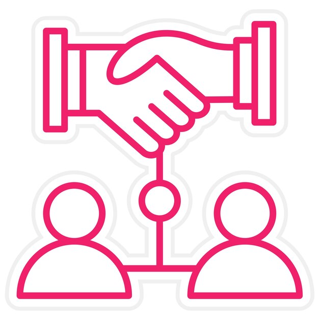 Diseño vectorial Estilo de icono humanitario