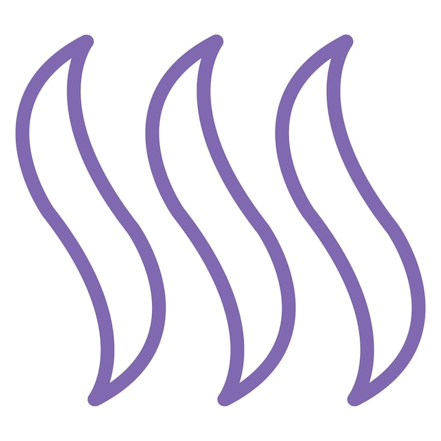 Diseño vectorial del estilo del icono de humo