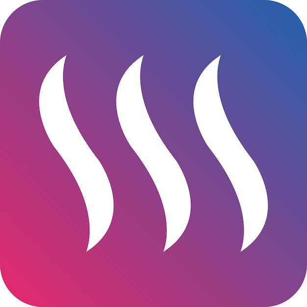 Diseño vectorial del estilo del icono de humo