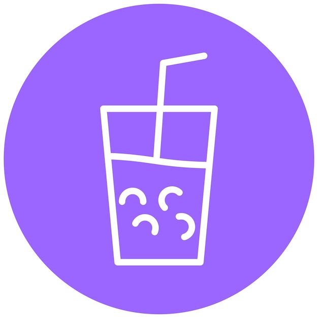 Diseño vectorial del estilo del icono de Ice Crush
