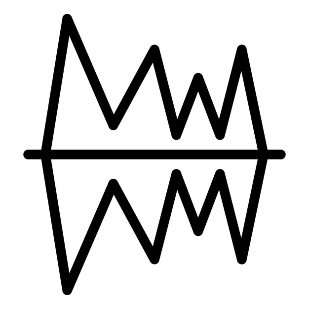 Diseño vectorial Estilo de icono de iceberg
