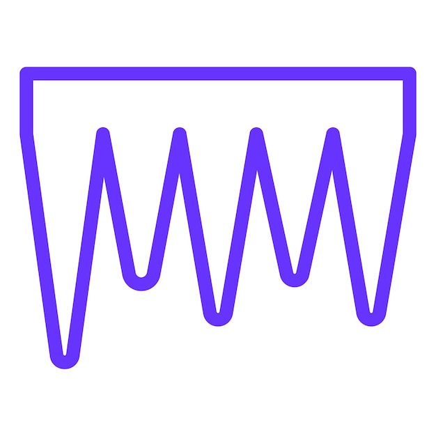 Diseño vectorial Estilo del icono del iceberg