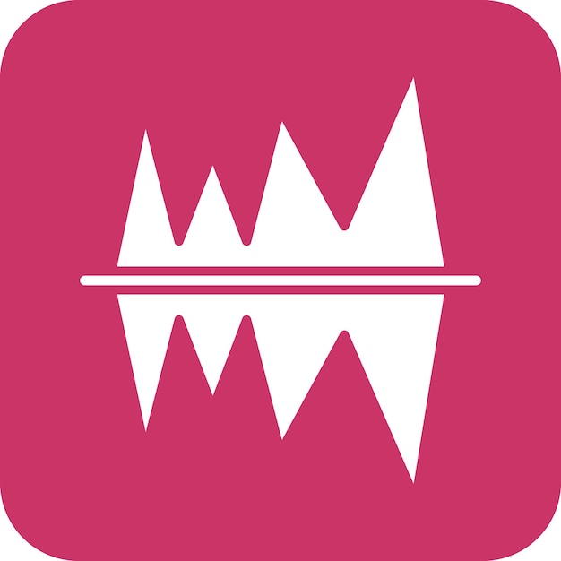 Diseño vectorial Estilo de icono de iceberg