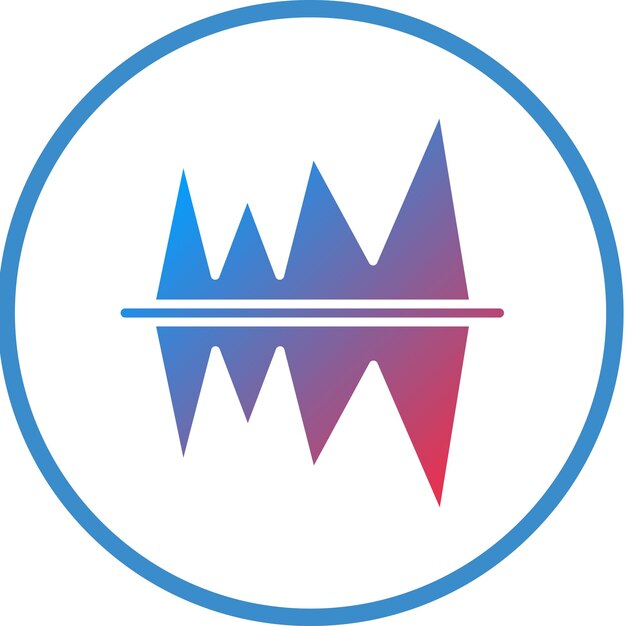 Diseño vectorial Estilo de icono de iceberg