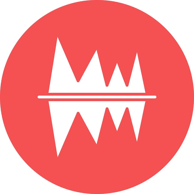 Diseño vectorial Estilo de icono de iceberg