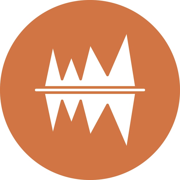 Diseño vectorial Estilo de icono de iceberg