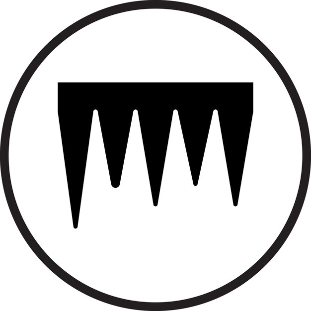 Diseño vectorial Estilo del icono del iceberg