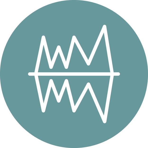 Diseño vectorial Estilo de icono de iceberg