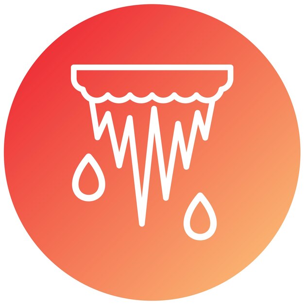 Diseño vectorial Estilo del icono del iceberg