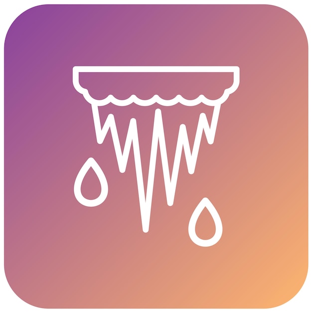Diseño vectorial Estilo del icono del iceberg