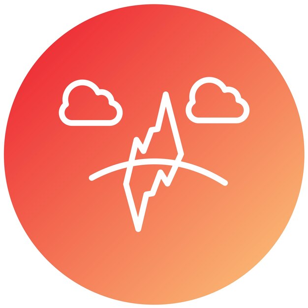 Diseño vectorial Estilo de icono de iceberg