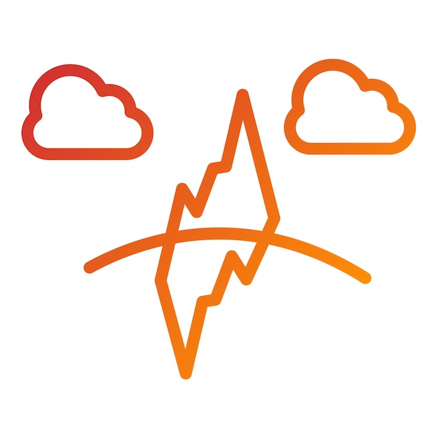 Diseño vectorial Estilo de icono de iceberg