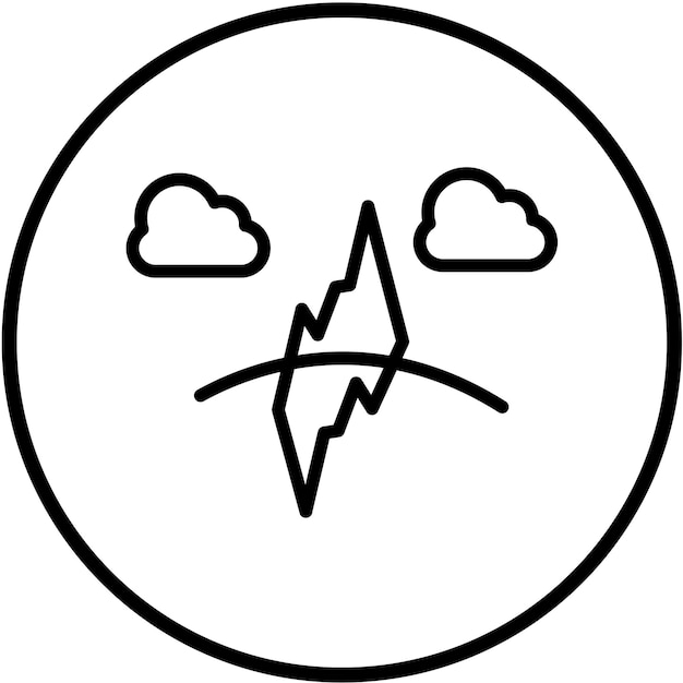Diseño vectorial Estilo de icono de iceberg