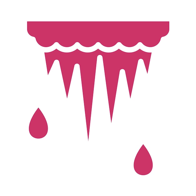 Diseño vectorial Estilo del icono del iceberg