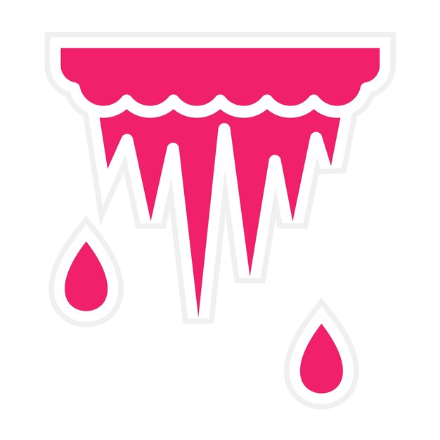 Diseño vectorial Estilo del icono del iceberg