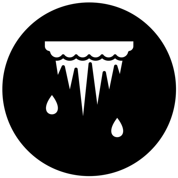 Diseño vectorial Estilo del icono del iceberg