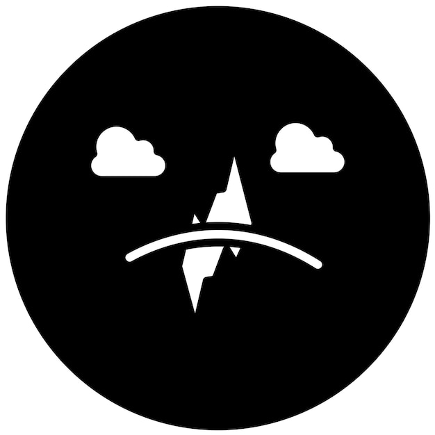 Diseño vectorial Estilo de icono de iceberg