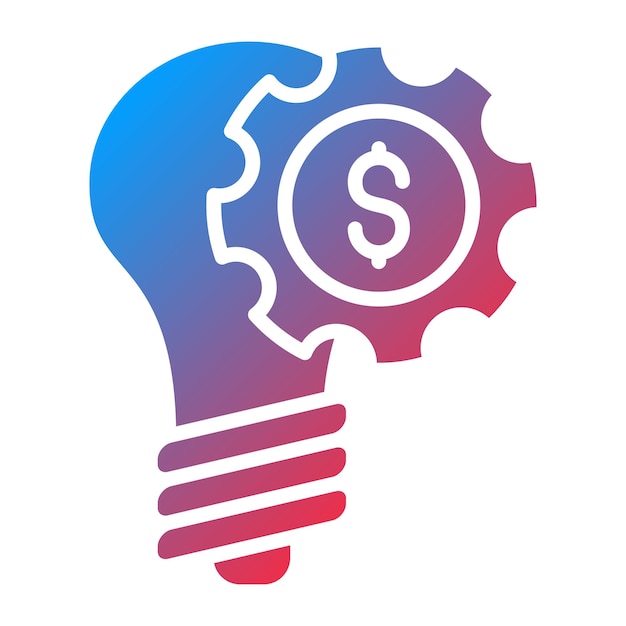 Diseño vectorial Estilo de icono de idea creativa