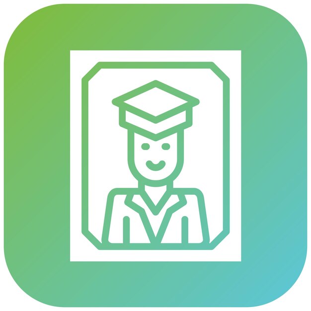 Diseño vectorial del estilo del icono de la imagen