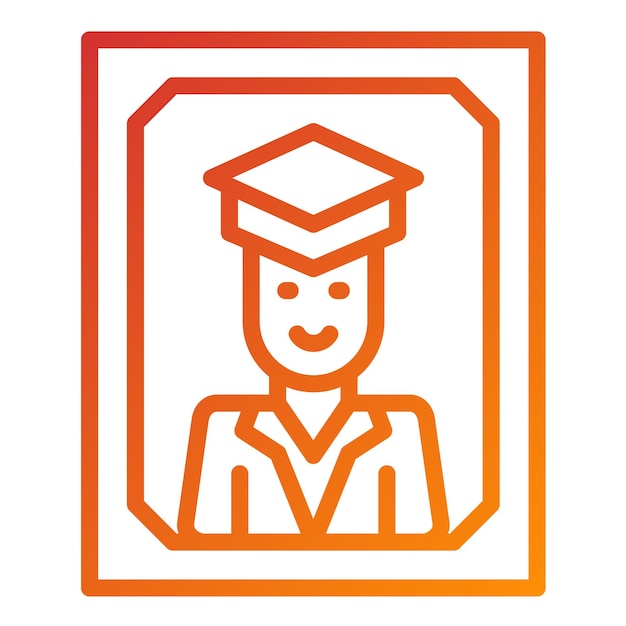 Diseño vectorial del estilo del icono de la imagen