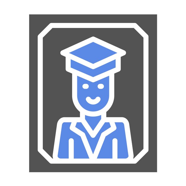 Diseño vectorial del estilo del icono de la imagen
