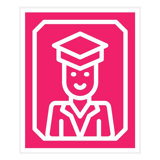 Diseño vectorial del estilo del icono de la imagen