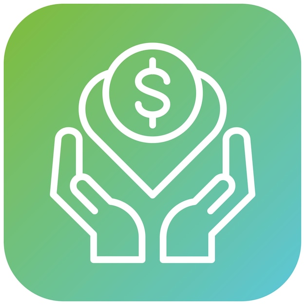 Diseño vectorial Estilo del icono de impacto social