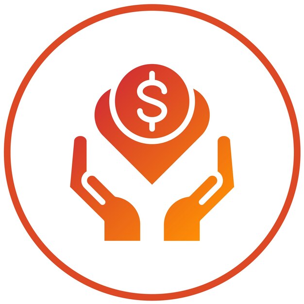 Diseño vectorial Estilo del icono de impacto social