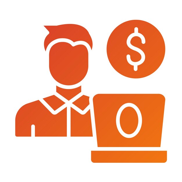 Diseño vectorial Estilo de icono independiente
