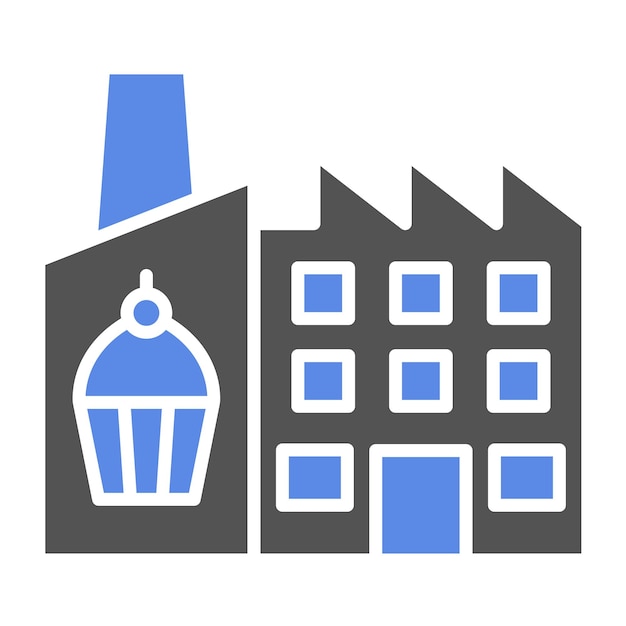 Diseño vectorial Estilo de icono de la industria alimentaria