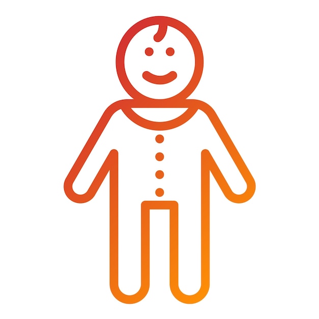 Diseño vectorial Estilo de icono de la infancia