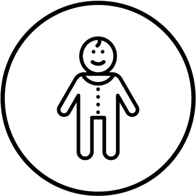 Diseño vectorial Estilo de icono de la infancia