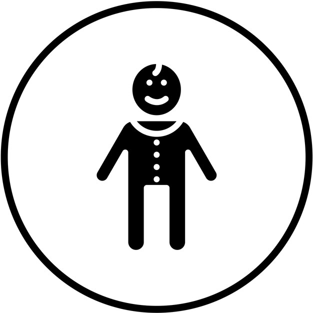 Diseño vectorial Estilo de icono de la infancia