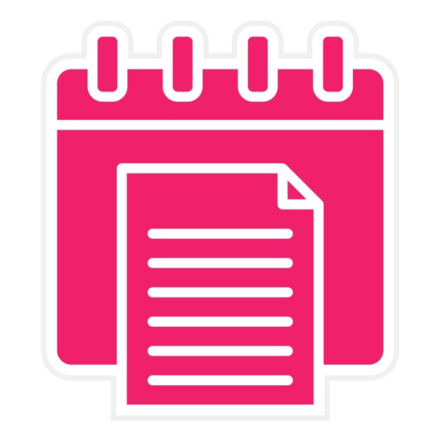 Diseño vectorial Estilo del icono del informe anual