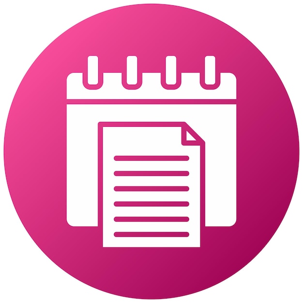 Diseño vectorial Estilo del icono del informe anual