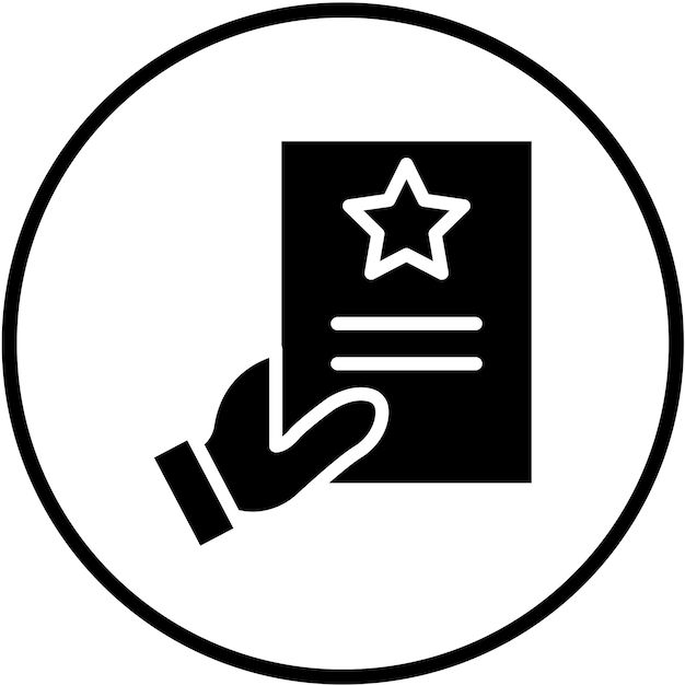 Diseño vectorial Estilo del icono del informe del estudiante
