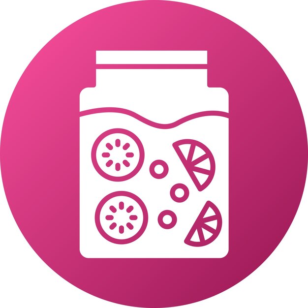 Diseño vectorial Estilo del icono de la infusión de la bebida