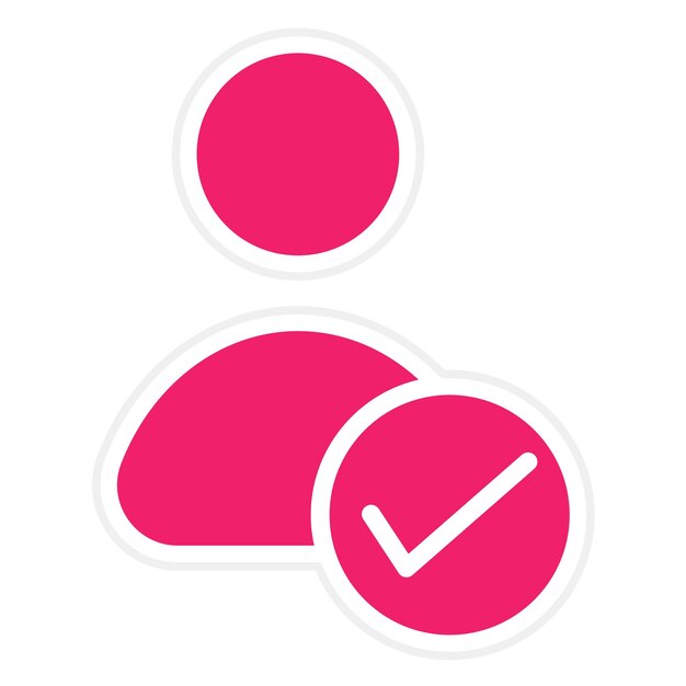 Diseño vectorial Estilo de icono iniciado por el usuario